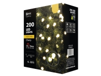 Emos ZY1601T, Ljusdekoration, slinga, Polyvinylklorid (PVC), IP44, Flexibel, 200 lamp(or), LED