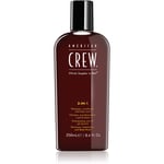 American Crew Hair & Body 3-IN-1 Shampoo, Balsam og Brusegel 3-i-1 til mænd 250 ml