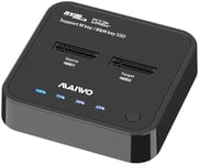 Maiwo K3016P Docking Station for harddisk Kloning av NVME SSD 1: 1 10Gbps M-Key og B + M-tast