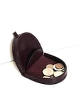 Men Coin Tray Change Wallet Purse Handy Pocket Fit Pocket Premium Leather Gents (Coffee)