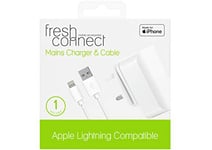 Fresh Connect Apple Charger, MFI certified, Cable & Plug, for Apple iPhone 12, iPad