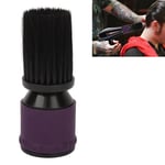 Hair Sweep Brush ABS Fibers Skin Friendly Portable Purple Black Barber Brush RHS