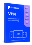 F-Secure VPN 1 år, 3 enheter