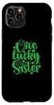 Coque pour iPhone 11 Pro « One Lucky Sister St Patrick »