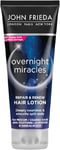 2x John Frieda Overnight Miracles Repair & Renew Leave In Lotion Hair Mask 100ml
