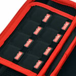 Nintendo Switch LITE Black Slim EVA Hard Travel Case Cover With 8 Game Storage 