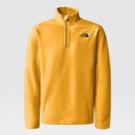 The North Face Teens' Glacier 1/4 Zip Fleece Summit Gold (82D1 56P)