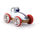 Vilac Wooden Roadster Car, Vintage Style, Develop Fine Motor Skills, Made In France, Suitable for 2 Years+, White