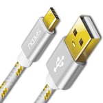 undefined Spedu Micro-usb Fast Charge Kabel För Android 1.00 M Silver