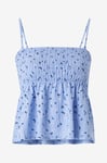 Gina Tricot - Topp Smock Singlet - Blå