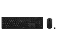 Lenovo Professional - Keyboard and mouse set - Bluetooth, 2.4 GHz - UK - key swi
