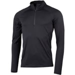 Lundhags Gimmer Merino Lt Ms 1/2 Zip, mellanlager, herr, svart