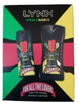 LYNX LIMITED EDITION Africa & Marmite Duo Gift Set Body Spray & Body `wash