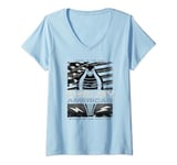 Womens Shelby American 1962 Born In The USA V-Neck T-Shirt