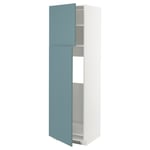 METOD Högskåp för kylskåp med 2 dörrar 60x60x200 cm