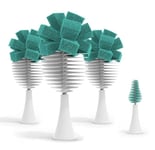 Nanobebe refill flaskborsthuvud 3-pack, turkos