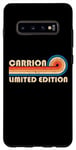 Coque pour Galaxy S10+ CARRION Surname Retro Vintage 80s 90s Birthday Reunion