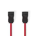 Nedis Câble SATA 6GB à verrou - Rouge 0,5m