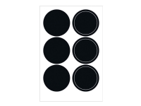 HERMA HOME feeling Blackboard stickers - Dekorationsbindemedel - cirkel - 2 ark - permanent - papper