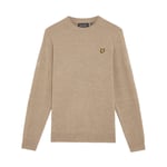 L&S Tröja Lambswool Blend Crew: Beige (Oatmeal X931) X-Large