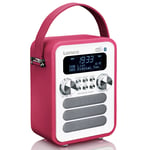 Lenco PDR-051 DAB+ Radio (Pink/Hvid)
