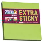 Notisblock Stick'n Extra Sticky 76x76mm grön