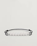 LE GRAMME 7 Beads Cord Braclet Sterling Silver 13g