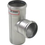 EuroPipe 82 x 75 x 87,5° grenrör rostfritt AISI 304 EN1.4301