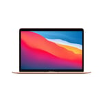 MacBook Air 13-tommer Apple M1 med 8-kjerners CPU, 7-kjerners GPU / 16 GB / 256 GB SSD / Gull - Amerikansk-engelsk