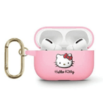 Hello Kitty AirPods 3 Skal Silikon 3D Kitty Head - Rosa - TheMobileStore AirPods 3rd Generation