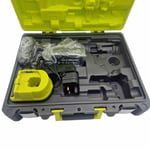 NO DRILL. BOX + BATTERIES ONLY Ryobi Combi Hammer Drill Kit R18PD7-220B 2x 2.0Ah