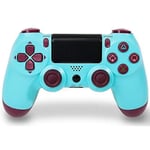 Dualshock Trådlösa Bluetooth-spelkontroller för Playstation4 /ps4/ps3 blue berry
