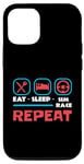 iPhone 12/12 Pro Eat Sleep Sim Race Repeat Sim Racing Case