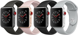 Apple Watch Series 3 (2017) | 42 mm | Aluminum | GPS | silver | Sportband vit