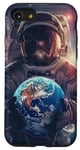 Coque pour iPhone SE (2020) / 7 / 8 Astronautes Galaxie Espace Planètes Espace Astronaute