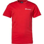 Champion Crewneck T-skjorte Barn - Rød - str. 2XL