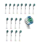 Kompatibla Oral B Tandborsthuvuden -  16-pack (Antal: 16-pack)