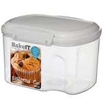 Sistema BAKE IT Food Storage Container, Food Pantry Storage Container, BPA-Free, Great for Cereal, Flour, Pasta and More, White, 1.56 L