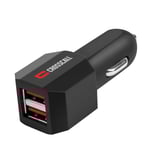 Chargeur Voiture 10W Double USB 10W Compact d'Origine Crosscall Noir