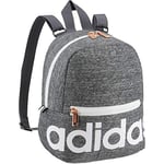 adidas Unisex Linear Mini Backpack, Jersey Onix/White/Rose Gold, ONE SIZE