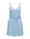 ONLY Onlmay Life Singlet V-Neck Dress Jrs Blå