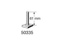 Thule T-Track Skruv M6x61