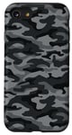 Coque pour iPhone SE (2020) / 7 / 8 Coque de téléphone camouflage noir gris