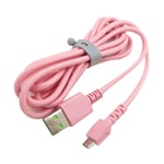 For Razer / Naga Viper Pro / Viper V2 Professional Wireless Mouse Charging Cable(Pink)