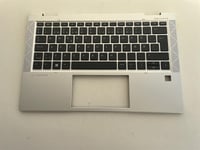 For HP EliteBook x360 830 G7 M03903-081 Palmrest Top Cover Keyboard Danish NEW