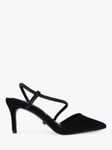 Carvela Paparazzi Suede High Heel Court Shoes, Black