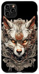 Coque pour iPhone 11 Pro Max Loup Steampunk