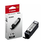 Original Canon 570 PGBK, Black Ink jet Printer Cartridge, PGI-570PGBK, 0372C001