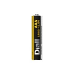 Pile alcaline AAA (LR03) Diall non rechargeable, lot de 24