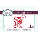 Sue Wilson - Mini Expressions - So Sweet of You - Craft Die